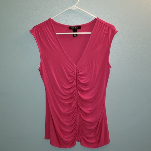 White House Black Market Tops - EUC White House Black Market Cinched Top